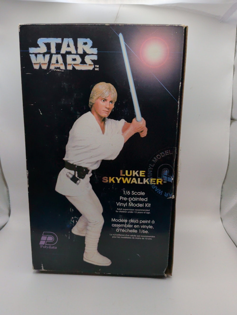 Star Wars Luke Skywalker Pre-Painted Vinyl Model Kit - White